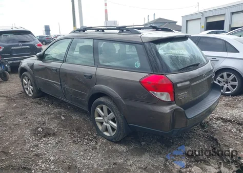 2008 Subaru Outback 2.5I/2.5I L.l. Bean Edition из США, поврежденный, VIN 4S4BP61C687349002